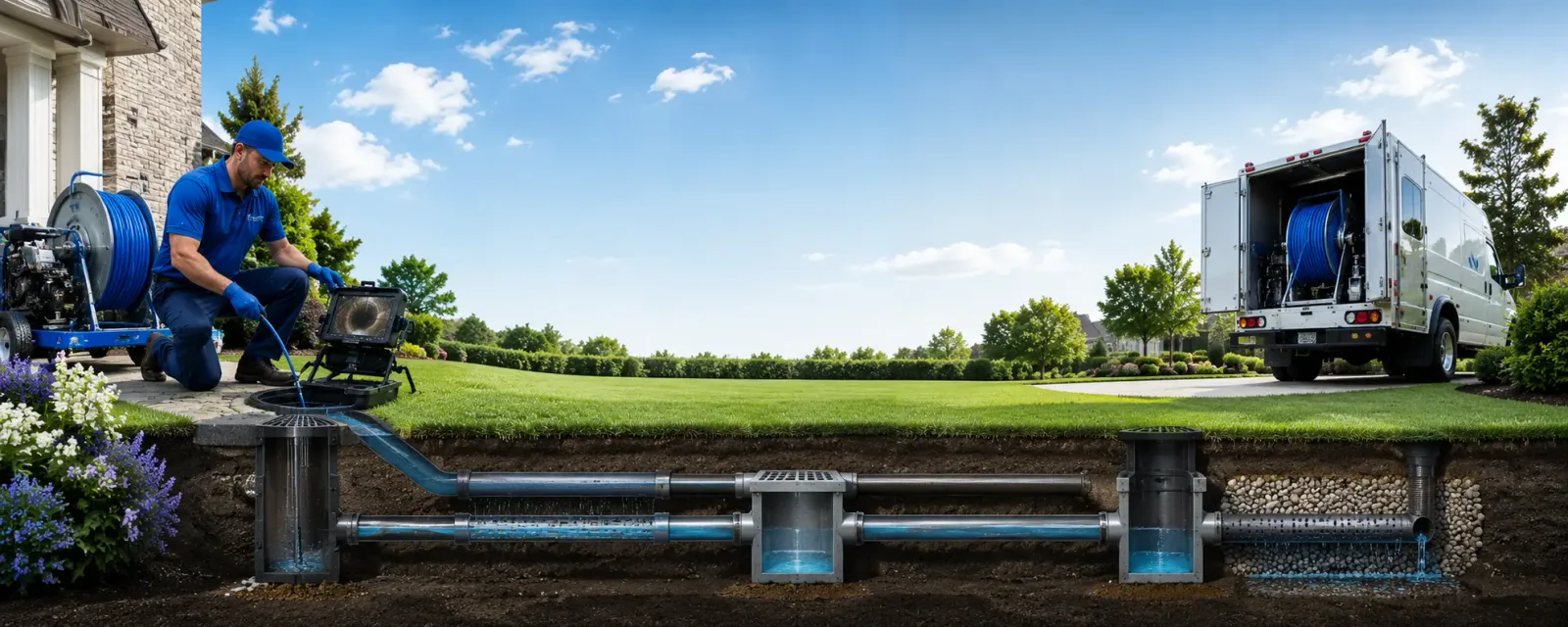Outdoor drain cleaning information for Elroy, WI